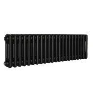 Радиатор отопления Warm well column 3 300x1010 Black mat (бок)
